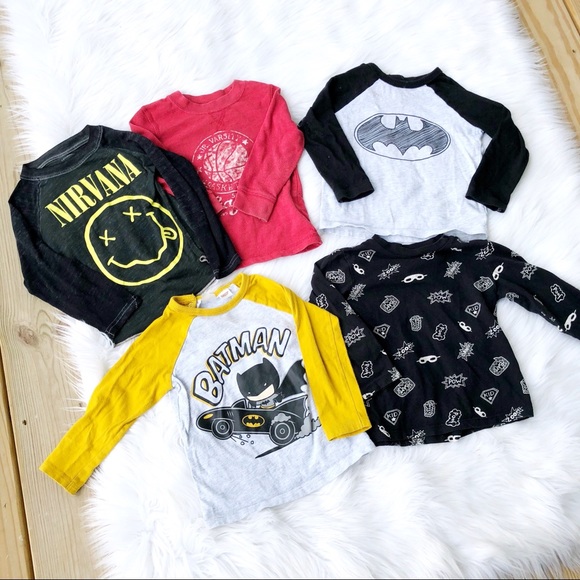 various Other - 18M Baby Boy Long Sleeve Tee Shirt Bundle